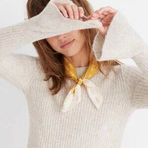 💛NWOT Madewell Silk Bandana yellow